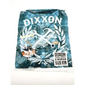 Dixxon Flannel Shirt Mens Kingman Blue Fire Flame Resistant XL New